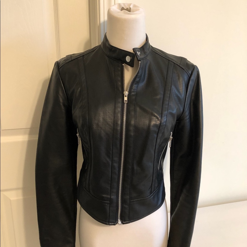 Faux Leather Jacket